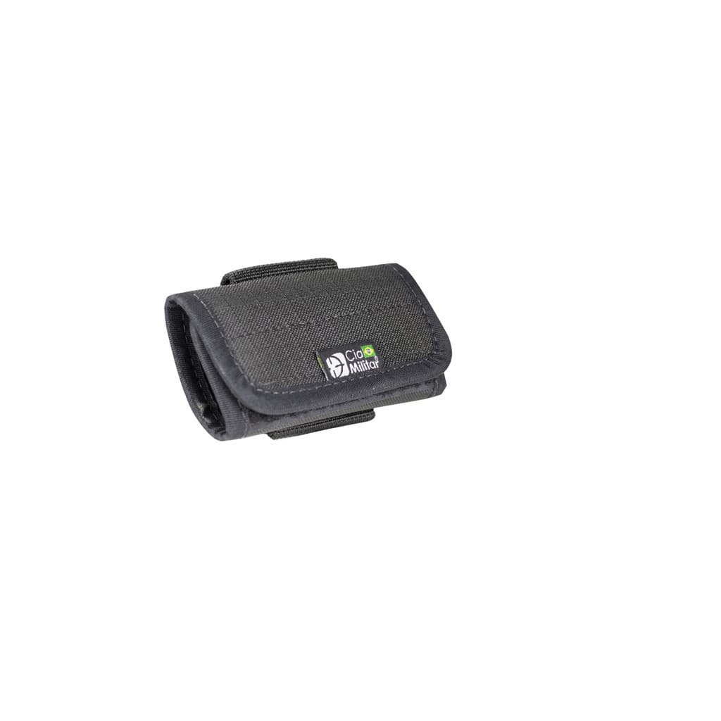Porta Munição Baleiro 12 Balas Preto