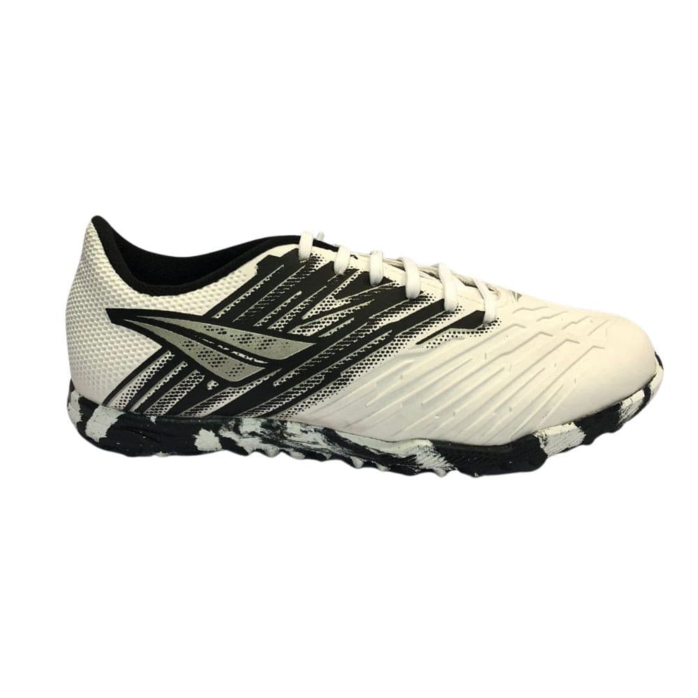 Chuteira  Society Penalty Furia Y-4 Branco + Preto