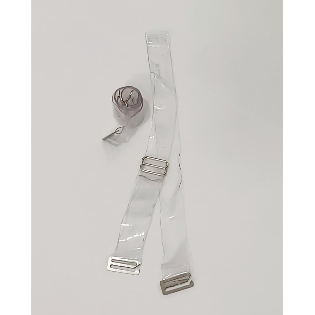 PAR DE ALÇA SILICONE GROSSAS, REFORÇADAS PARA SUTIA 18mm