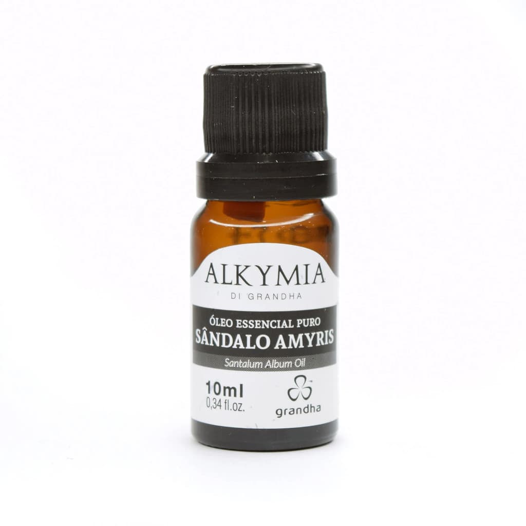 Óleo Essencial Puro de Sândalo Amyris 10ml - Efeito Calmante - Grandha