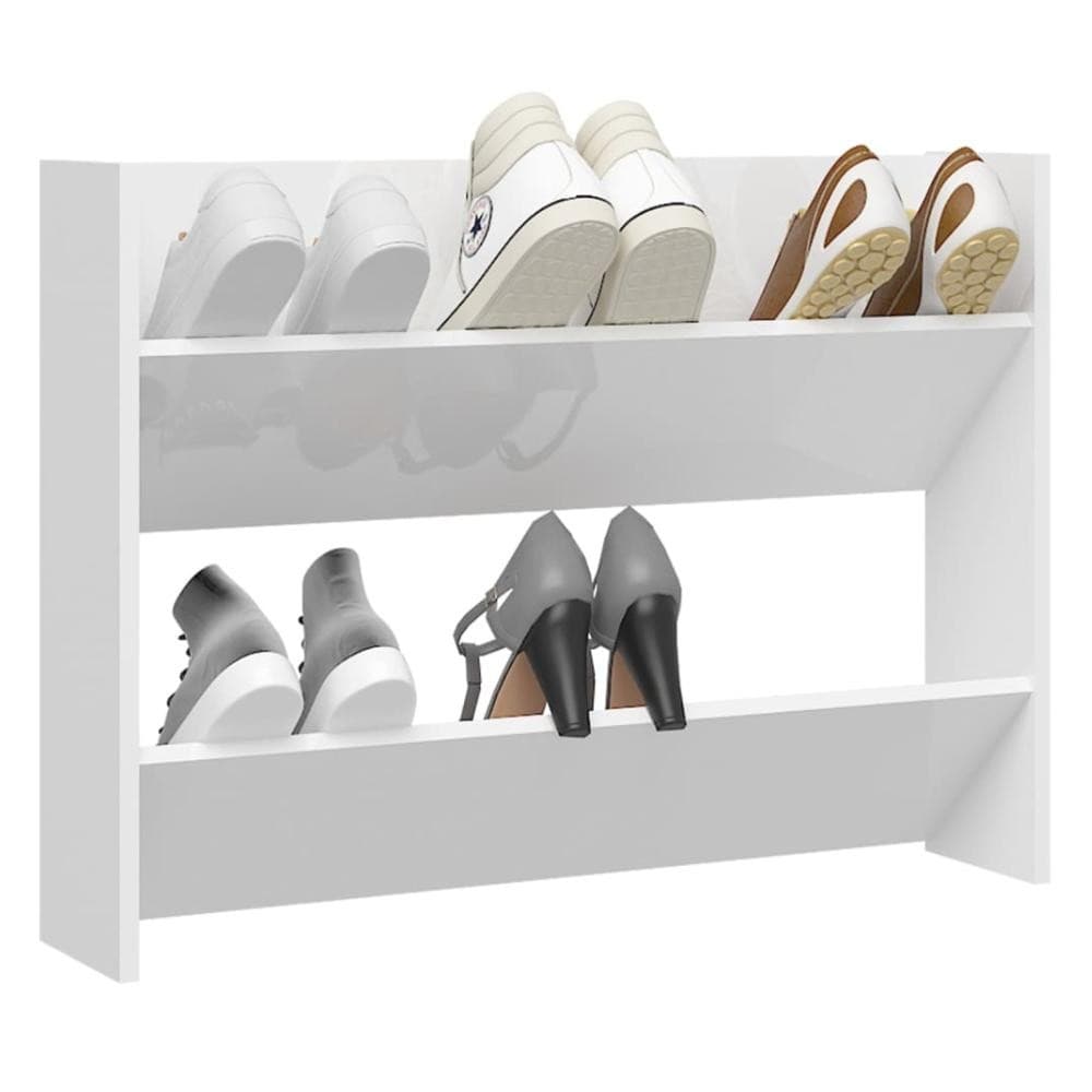 Sapateira Vertical De Parede Mdf Porta De Entrada 8 Par 80x60cm