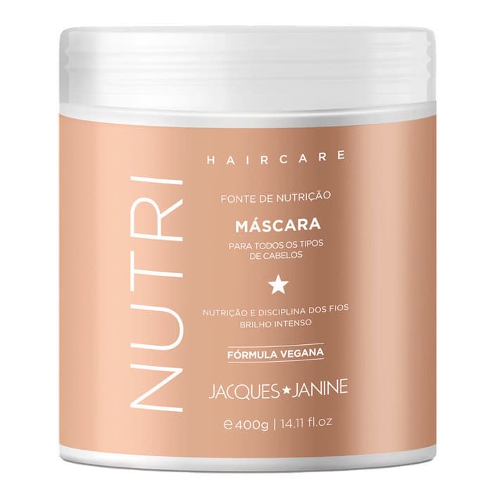 Jacques Janine Máscara Tratamento Hidratação Hair Care Nutri 400g