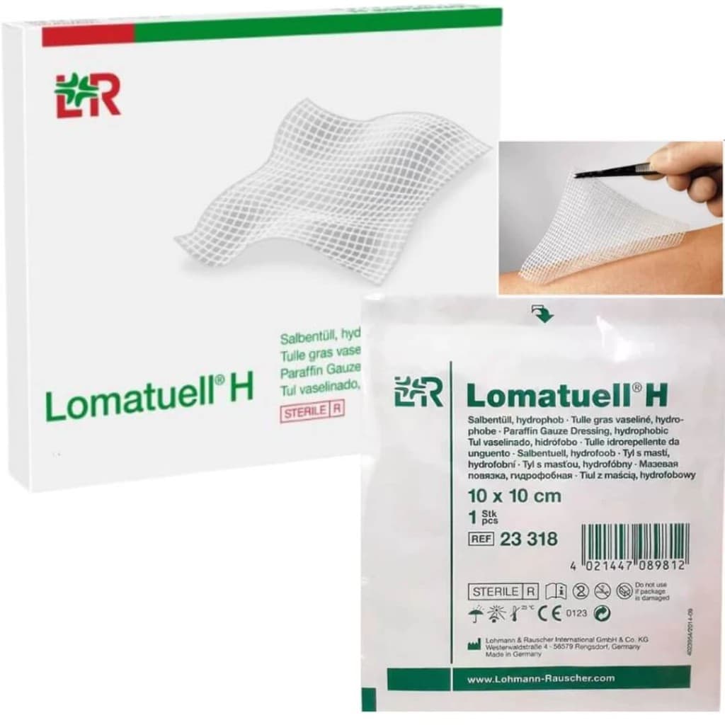 Cobertura de Gaze Parafinada Lomatuell H - Kit 5 Unidades