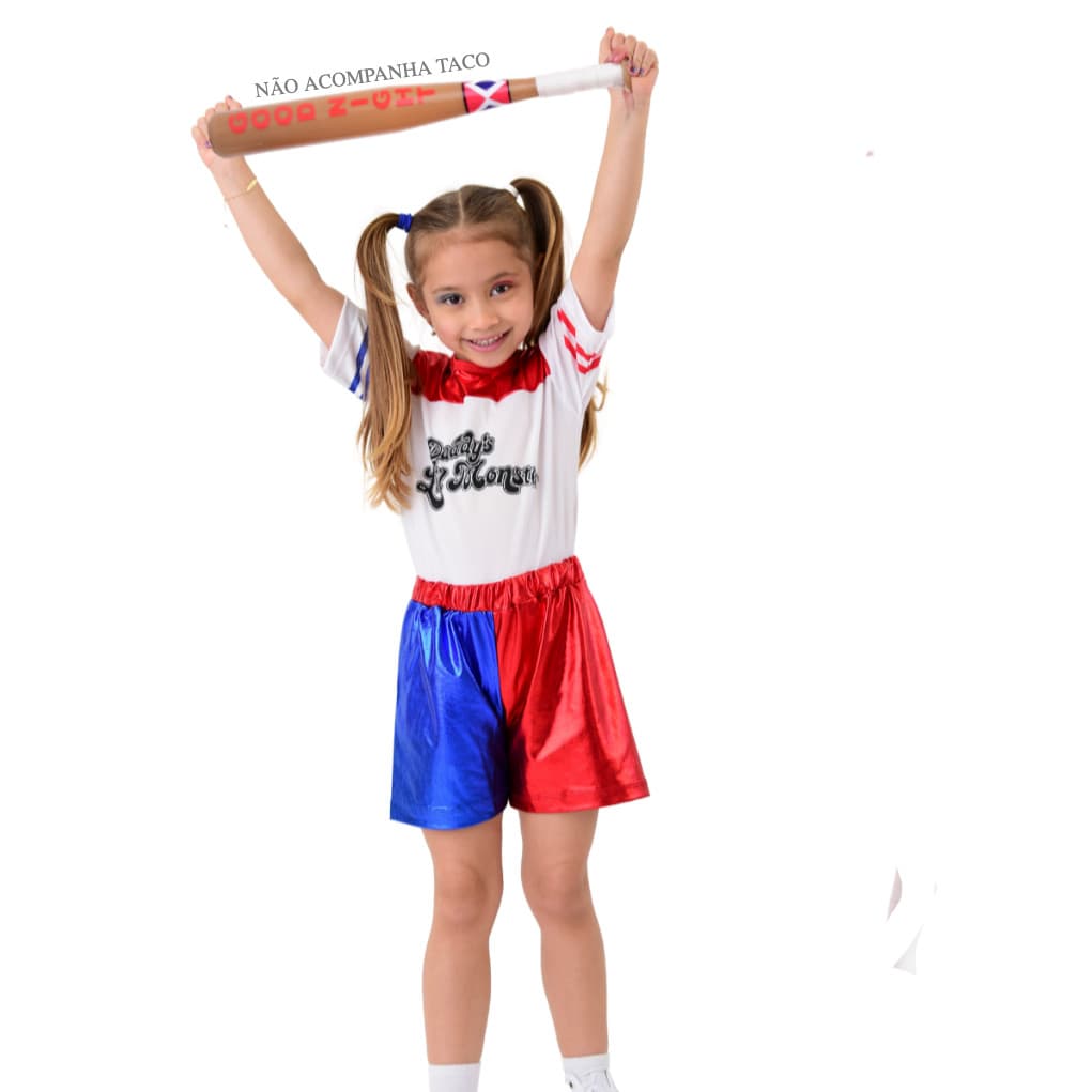 Fantasia Alerquina Infantil Com Brilho - Envio Imediato