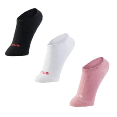 Meia invisível fem. malha retida - 1 kit com 3 pares sortidos