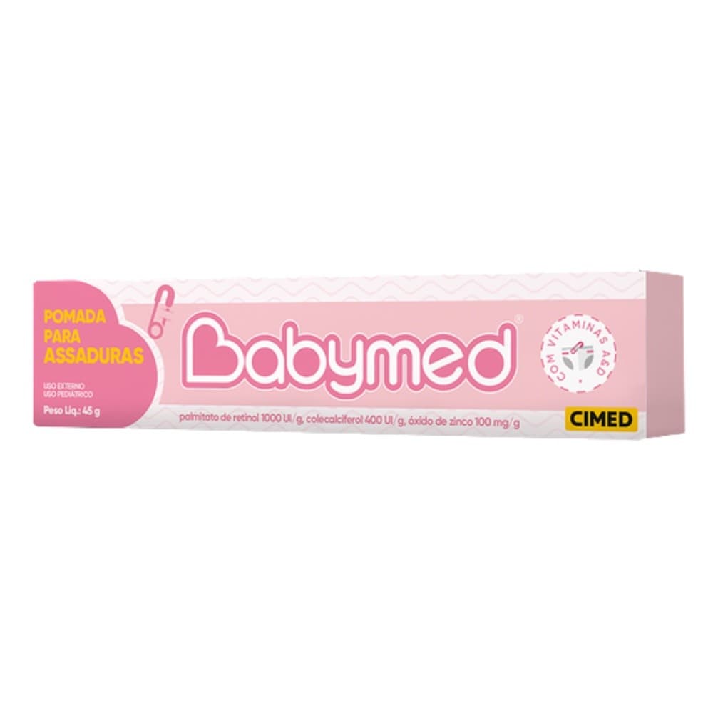 Pomada Para Assadura Babymed Rosa 45g - Cimed