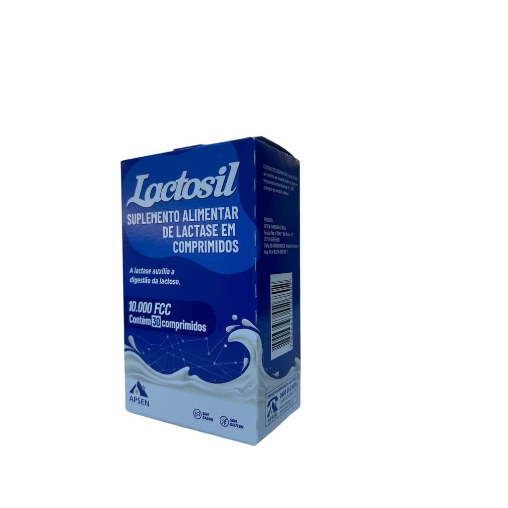 Suplemento Alimentar Lactosil 10.000 FCC 30 comprimidos