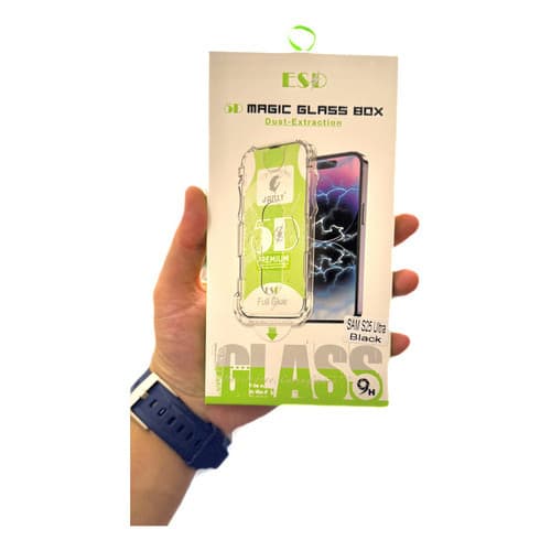 Película Vidro Protetor Com Aplicador Para Samsung S25 Ultra