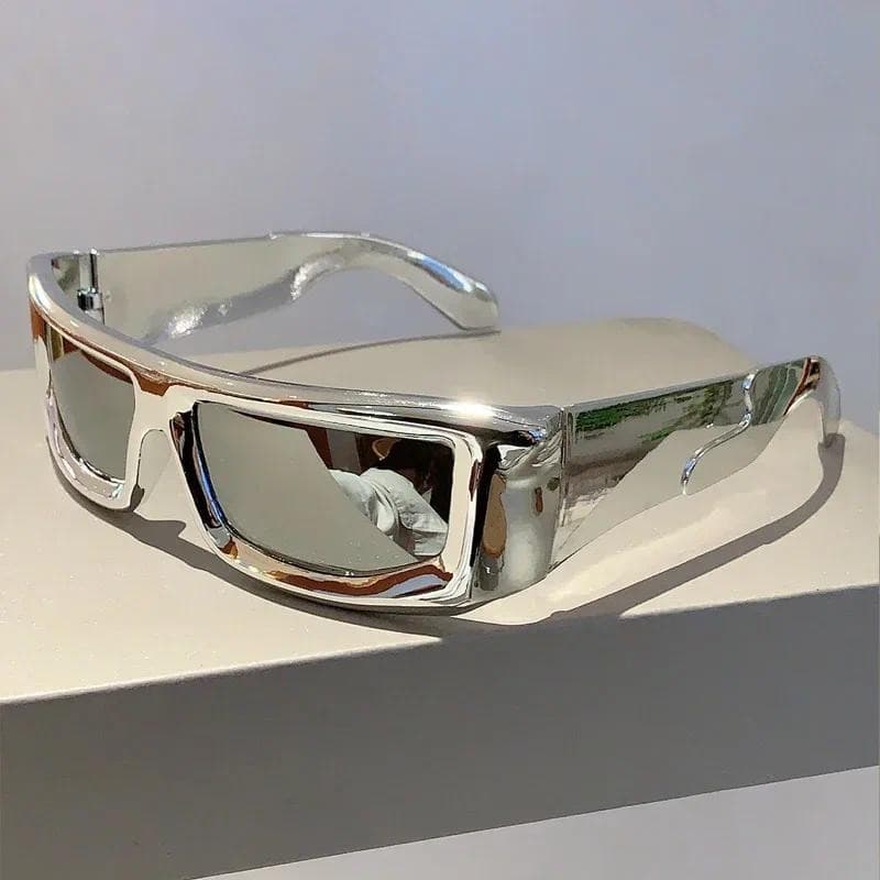 Nova Borda De Metal Redonda Óculos De Sol Masculino Esportes Ao Ar Livre Feminino Retro UV400