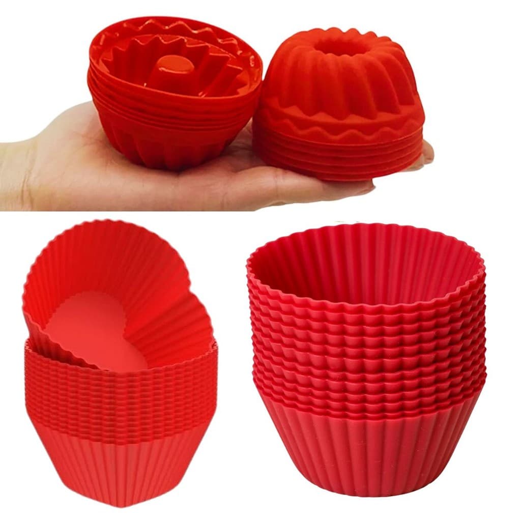 15 Formas Cupcake Mini Pudim Bolos Gelatina Muffins Airfryer