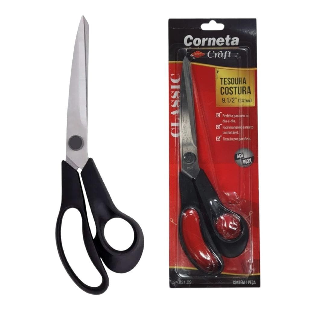 Tesoura Cortante Utensílio De Papelaria Corte Preciso Certeiro Papel Papelão