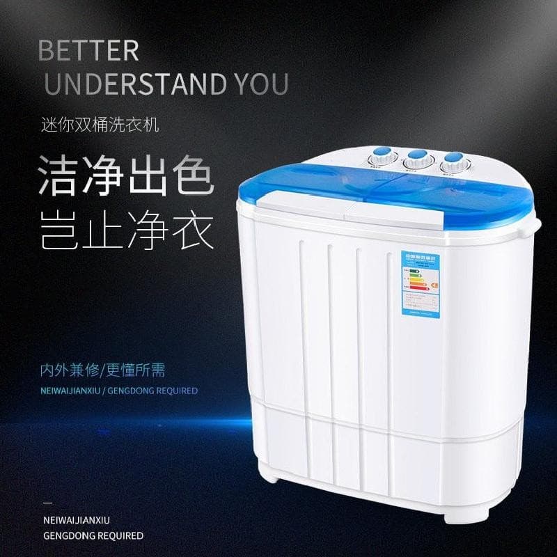 Changhong Sunshine Mini Bebê Criança Barril Duplo Tanque Dormitório Mini Máquina de Lavar Semiautomática Desidratação de