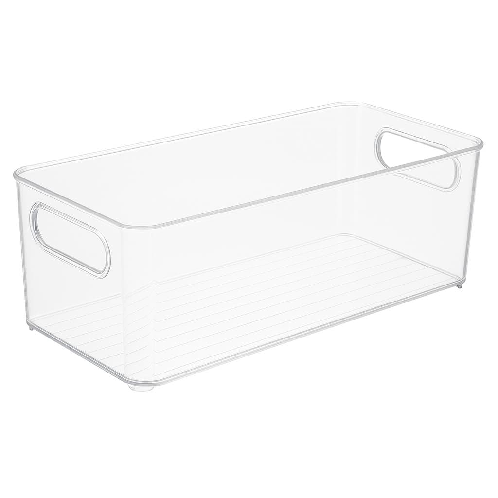 Organizador Transparente Multiuso 15x30cm Plasútil – Ideal Para Geladeira, Despensa, Armário E Cozinha