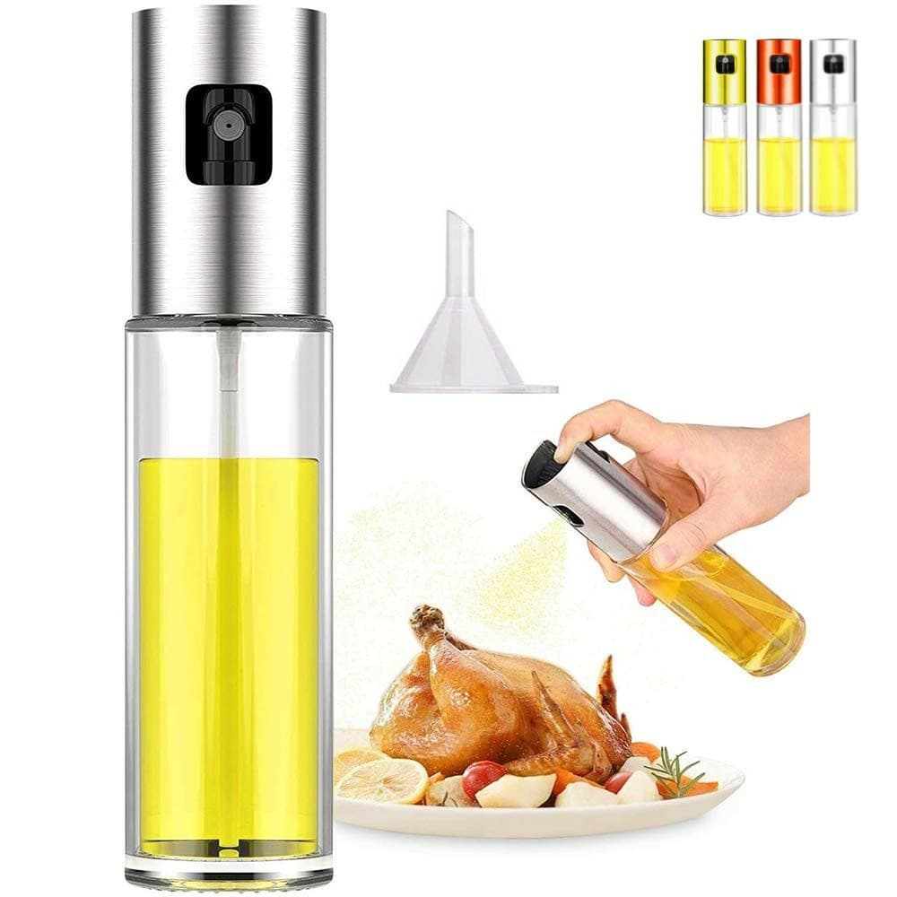 Spray De Azeite Vidro Porta Oléo e Vinagre Burrifador Culinário Gourmet 100 ml