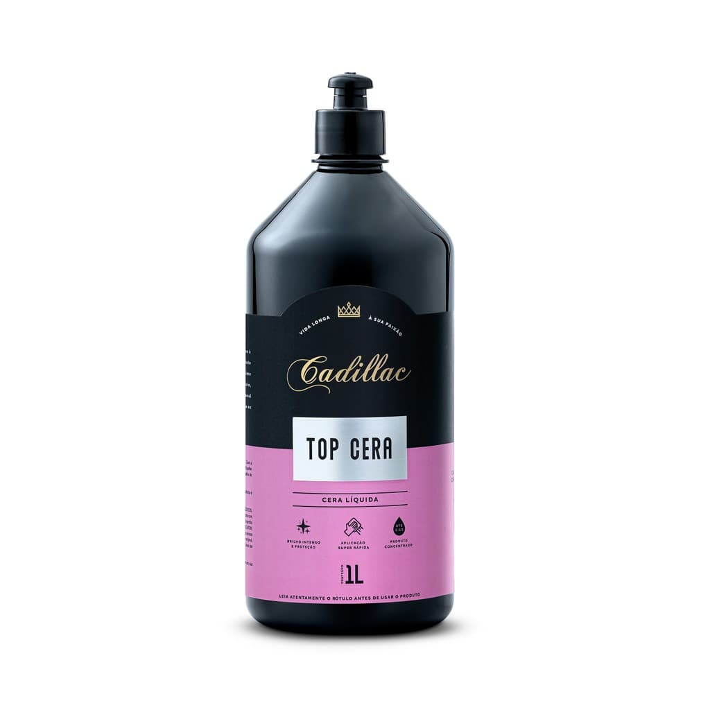 Cera Liquida Automotiva Top Cera Cadillac Concentrado 1x15