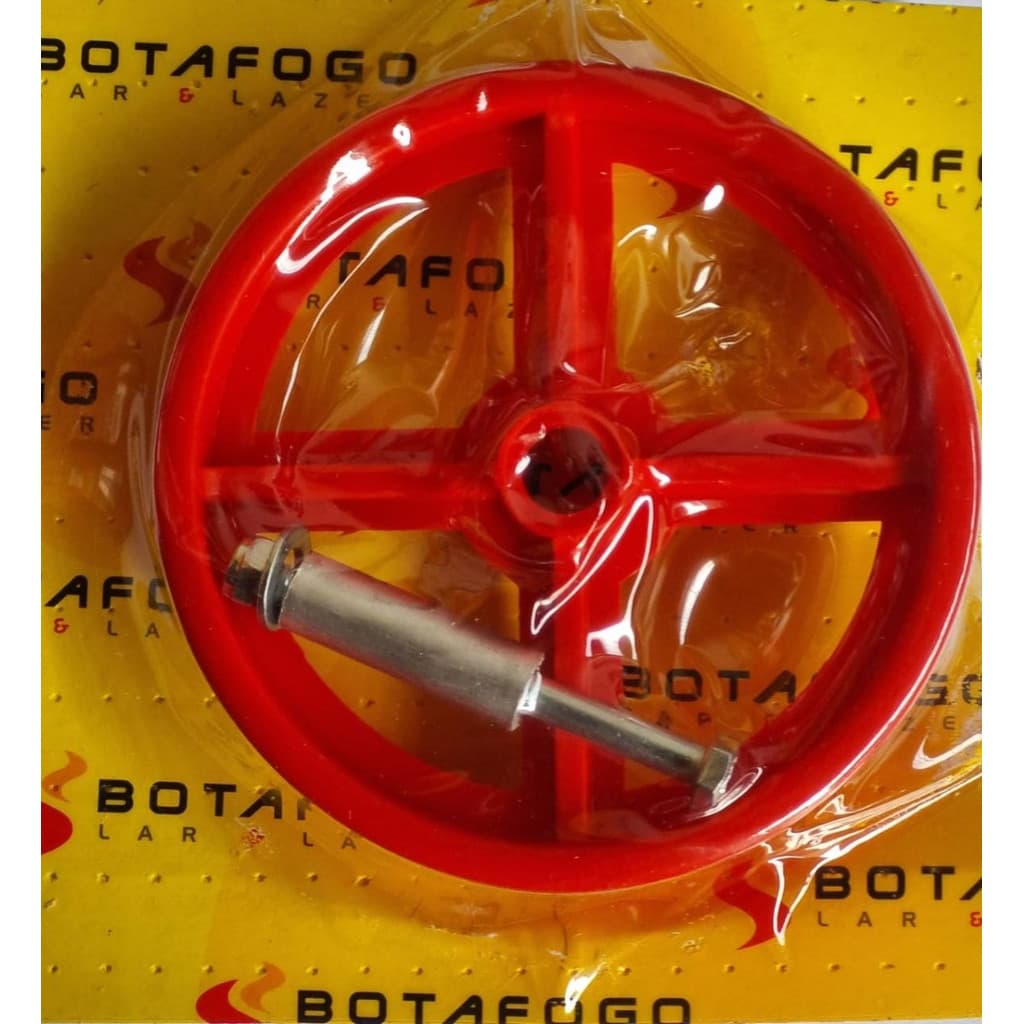 Roda Com Parafuso Para Escada de Alumínio Botafogo Lar e Lazer Peça de Reposição 1Un.