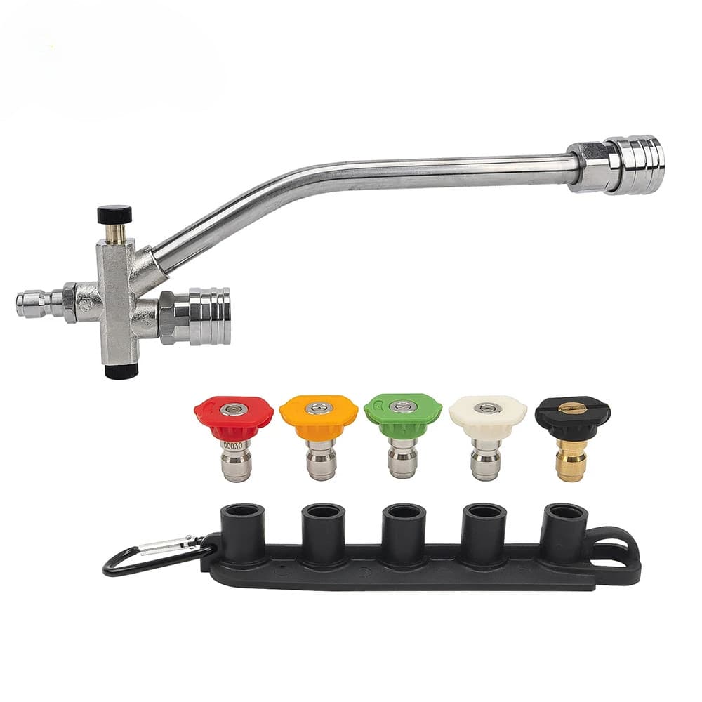 Acessório De Conector Duplo Ponta Dupla 1/4 " Conexão Rápida Para Lavadora De Pressão