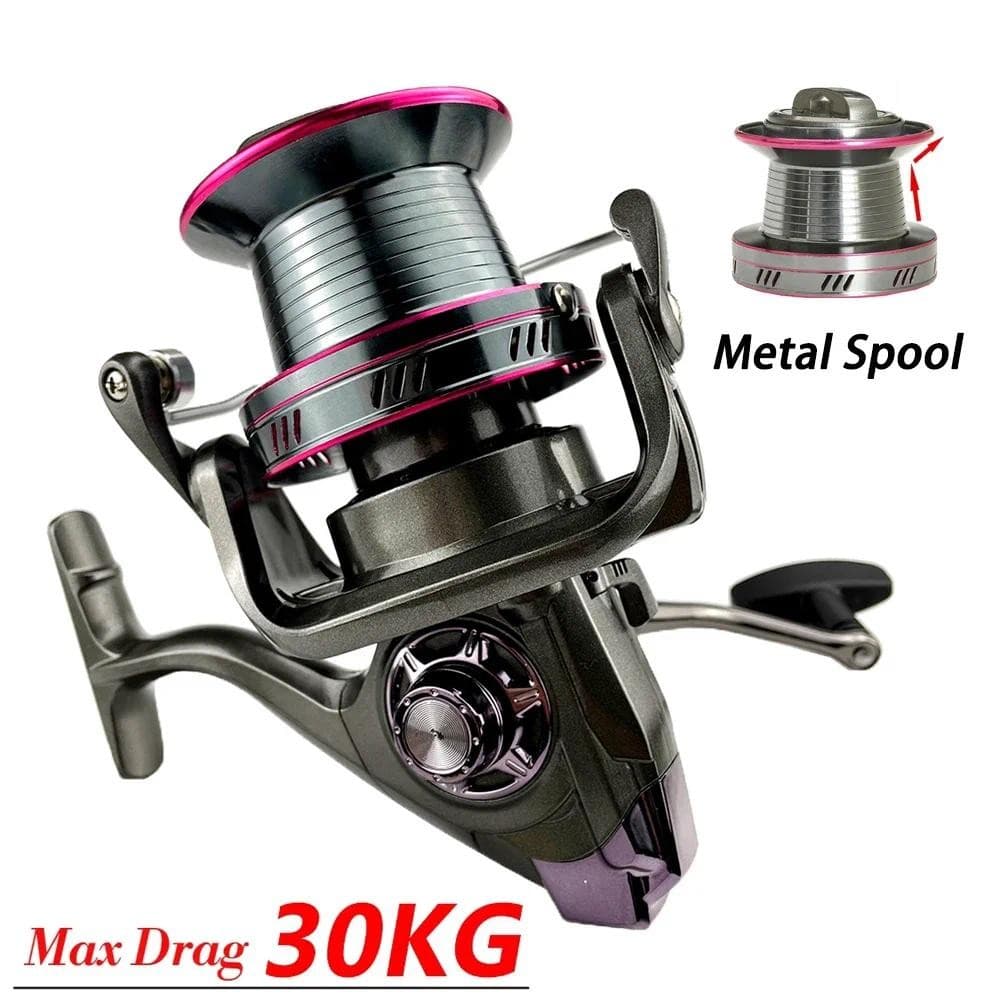 9000 10000 12000 Carretel De Pesca 4.0 : 1 Relação De Engrenagem Jigging Arraste Máximo 30KG Giratório Poderoso Para Em