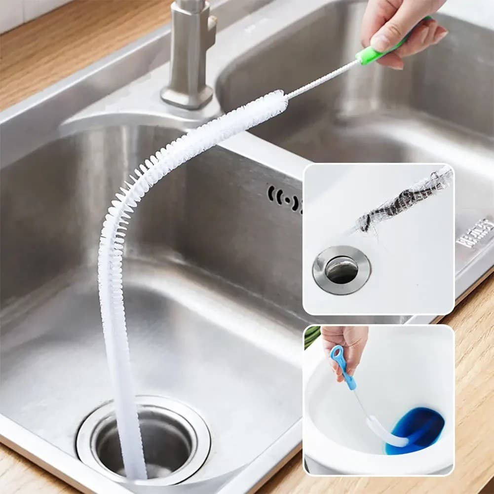 Desentupidor Manual para Pia Ralo Tipo Escova 71 cm