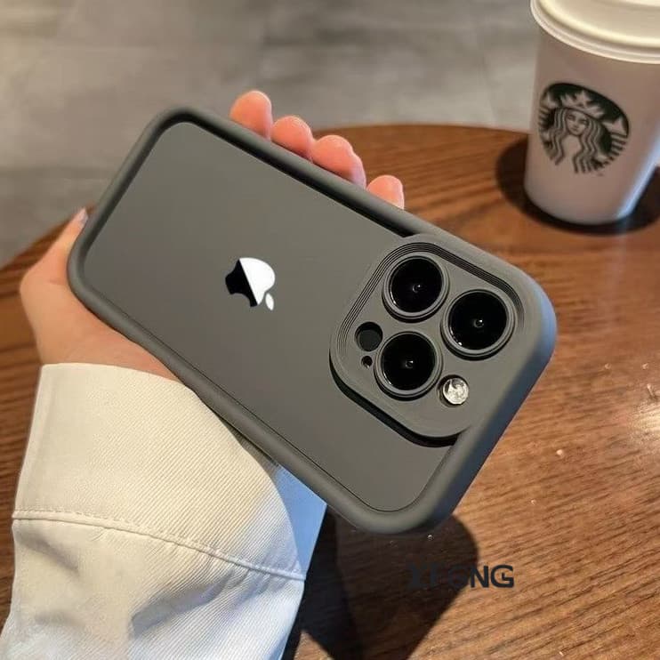 Capa Luxuosa De Silicone À Prova De Choque Para iPhone 17 13 12 14 15 16 Pro Max Plus Protetora Macia