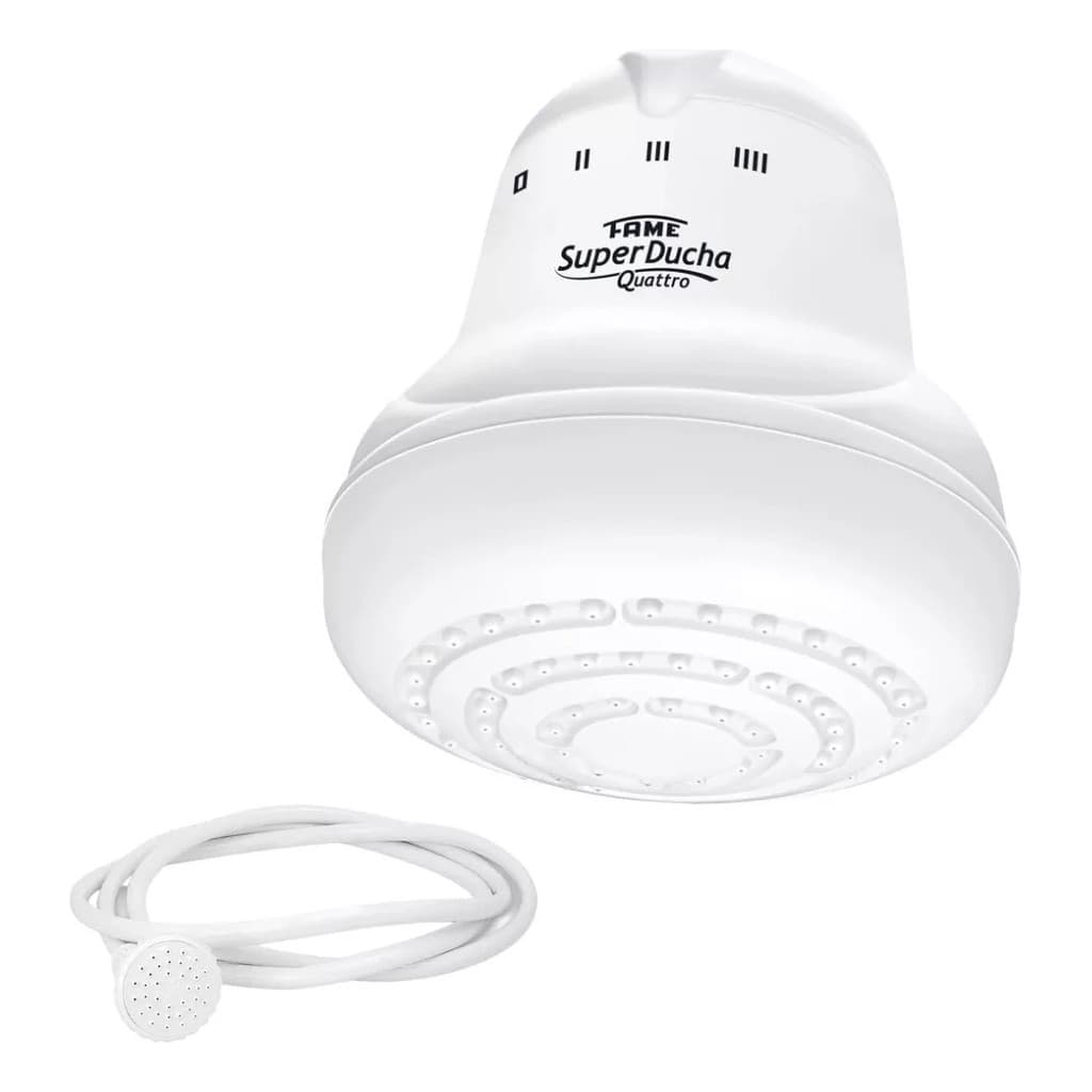 Chuveiro Elétrico Super Ducha Quattro 4T 6800W 220V Branco