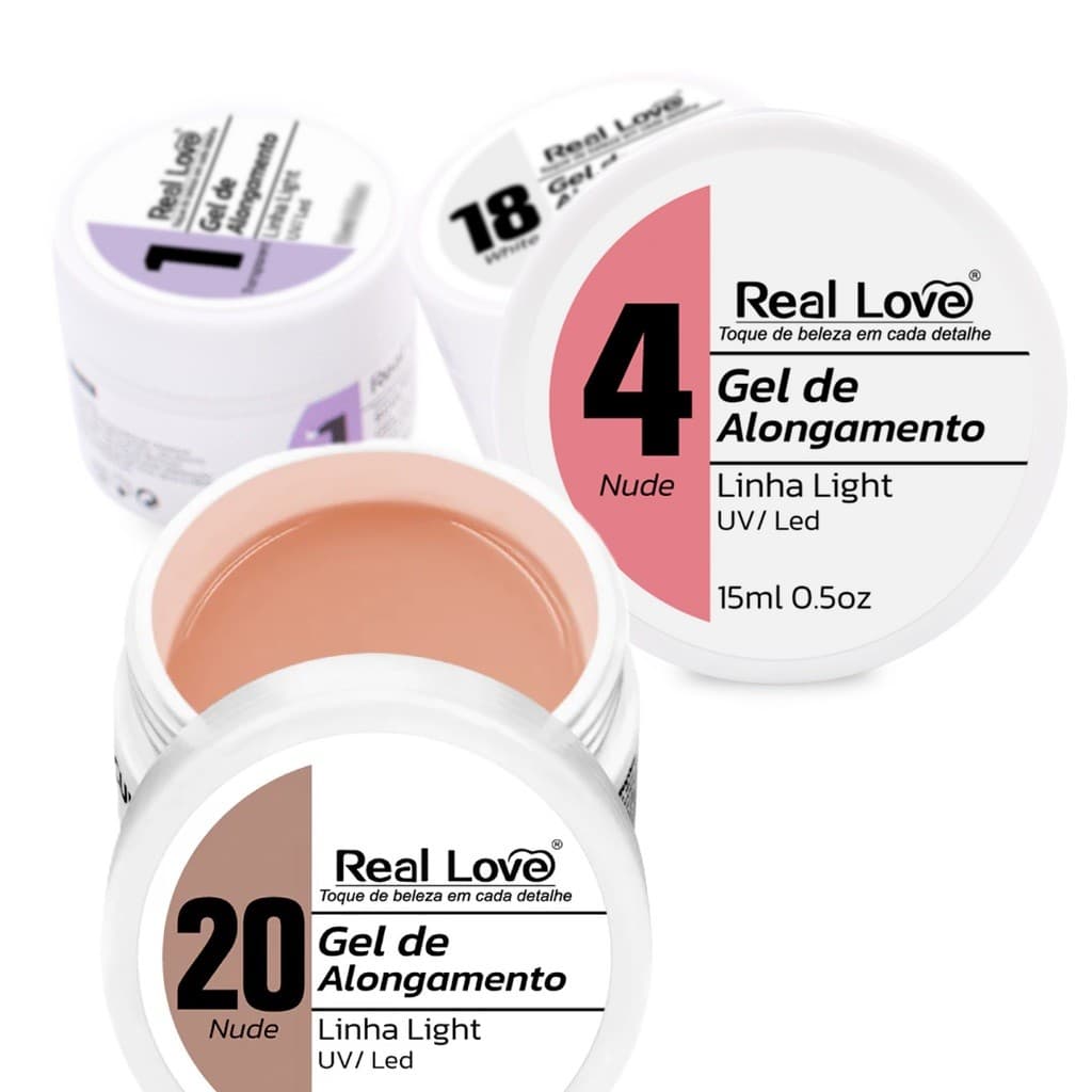 Gel Construtor Sculpting Real Love 15ml - Linha Light