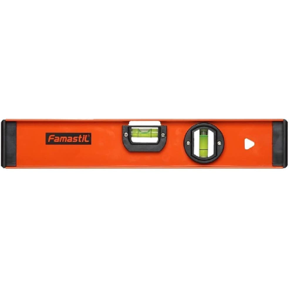 Nível Alumínio Magnético Famastil 25cm 10" 2 Bolhas Profissional