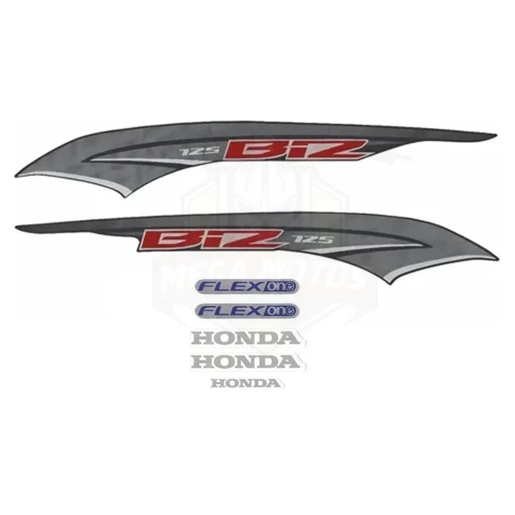 Jogo Adesivos C125 Biz EX 2014 Preta LBM