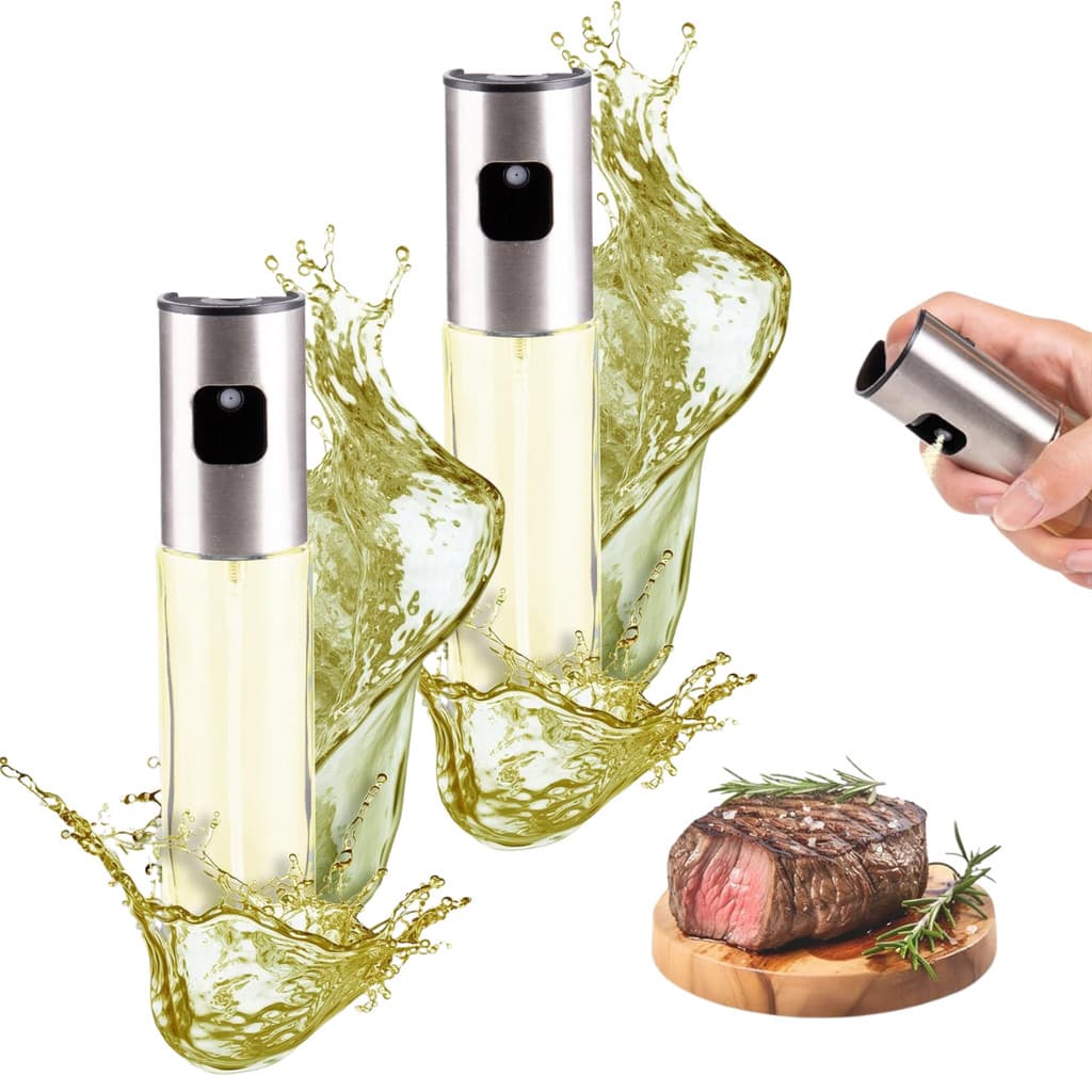2 Un Spray Borrifador Azeite Vinagre Óleo Shoyo De Vidro 100ml Pulverizador