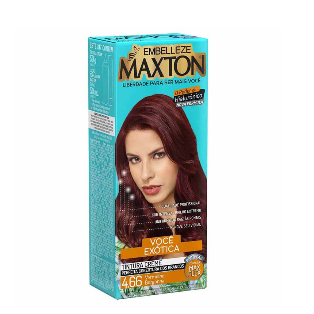 TINTA MAXTON 4.66 VERMELHO BORGONHA