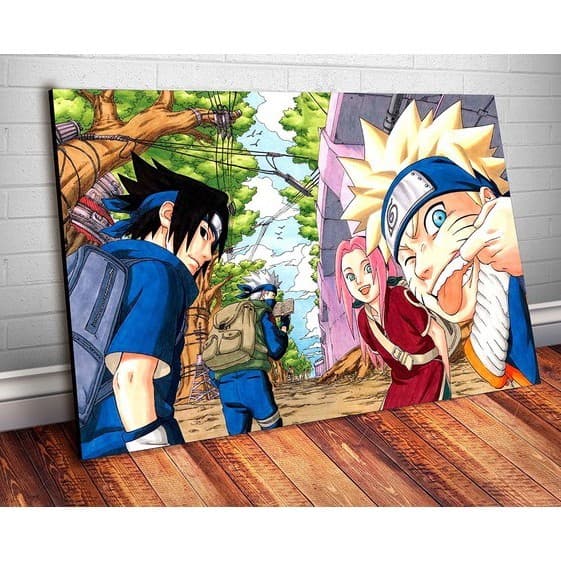 Quadro decorativo 1 peça 40X60 Naruto anime