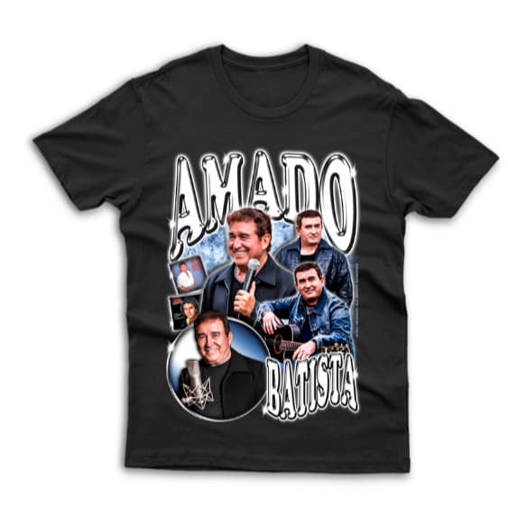 Camiseta algodão Amado Batista UNISSEX