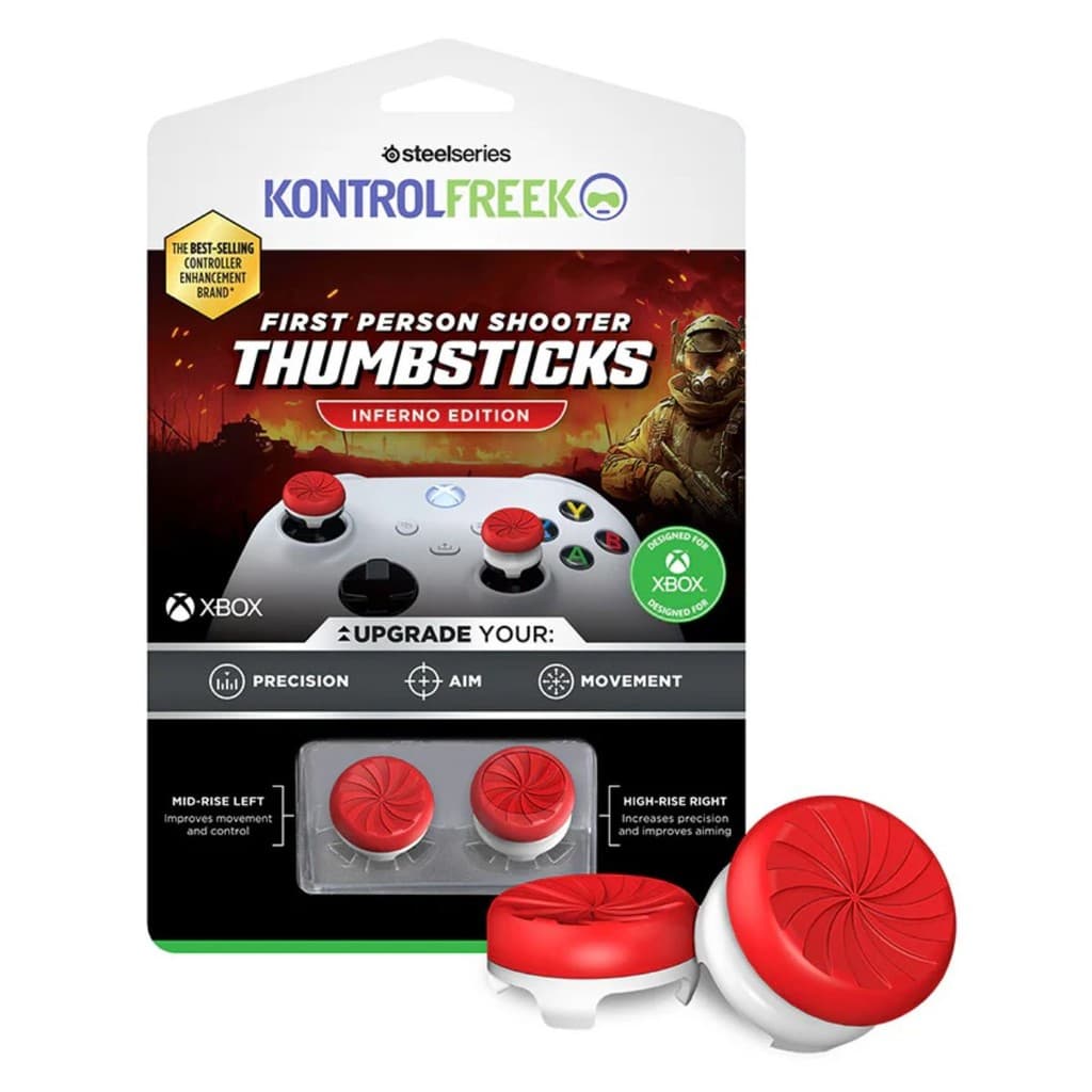 Kontrol Freek Inferno Edition Vermelho e Branco ( Xbox Series XS e Xbox One )