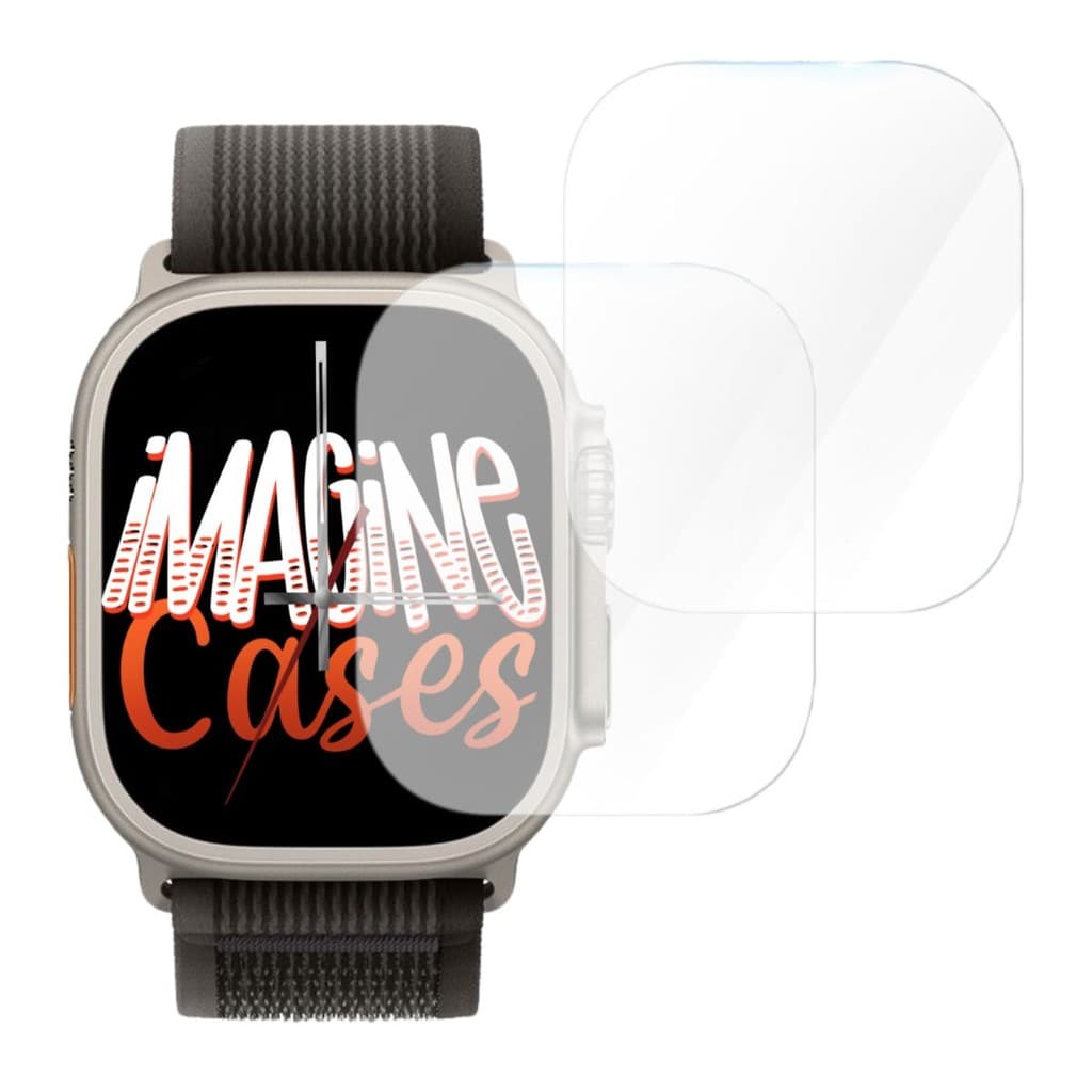 3x Película de Vidro 9H para Apple Watch Ultra 49mm