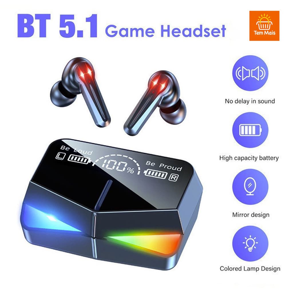 Fones De Ouvido Estéreo Sem Fio Bluetooth Com Controle De Toque À Prova D'água , M28 Redução De Ruído