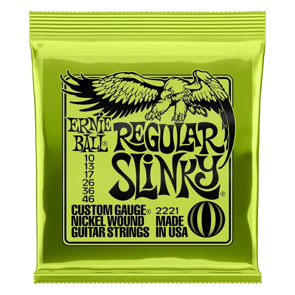 Encordoamento Corda Guitarra Ernie Ball Regular 010 Original