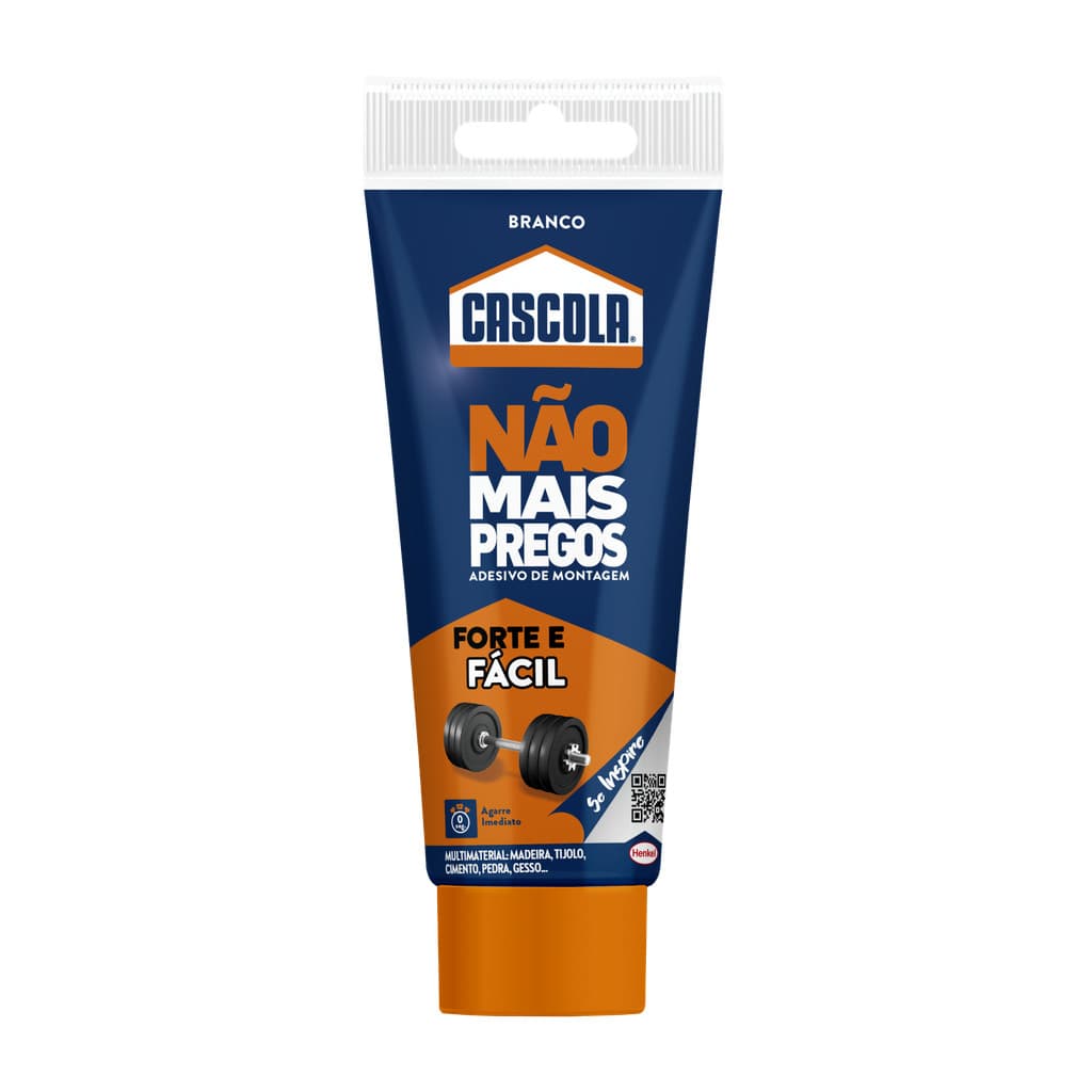 Adesivo de Montagem Base D'Água Multiuso Não Mais Pregos Branco 85g Cascola