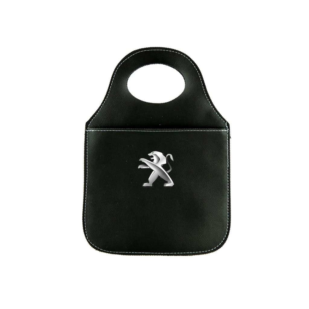 Lixeira Para Carro Costurada Personalizada Cesto De Lixo Acessório Veicular Interno Várias Marcas