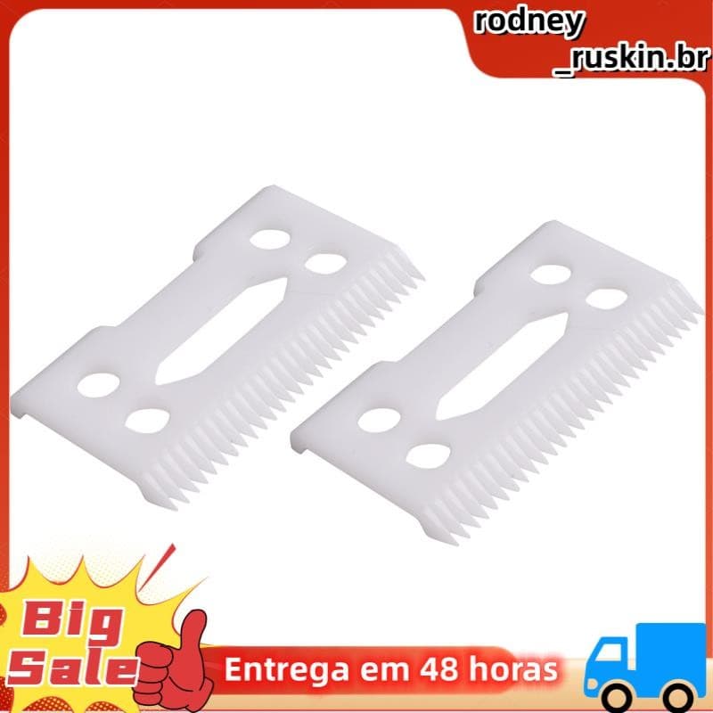 Novo 2 Pçs 28 Dentes Zircônia Cerâmica Clipper Lâmina Para Sênior
