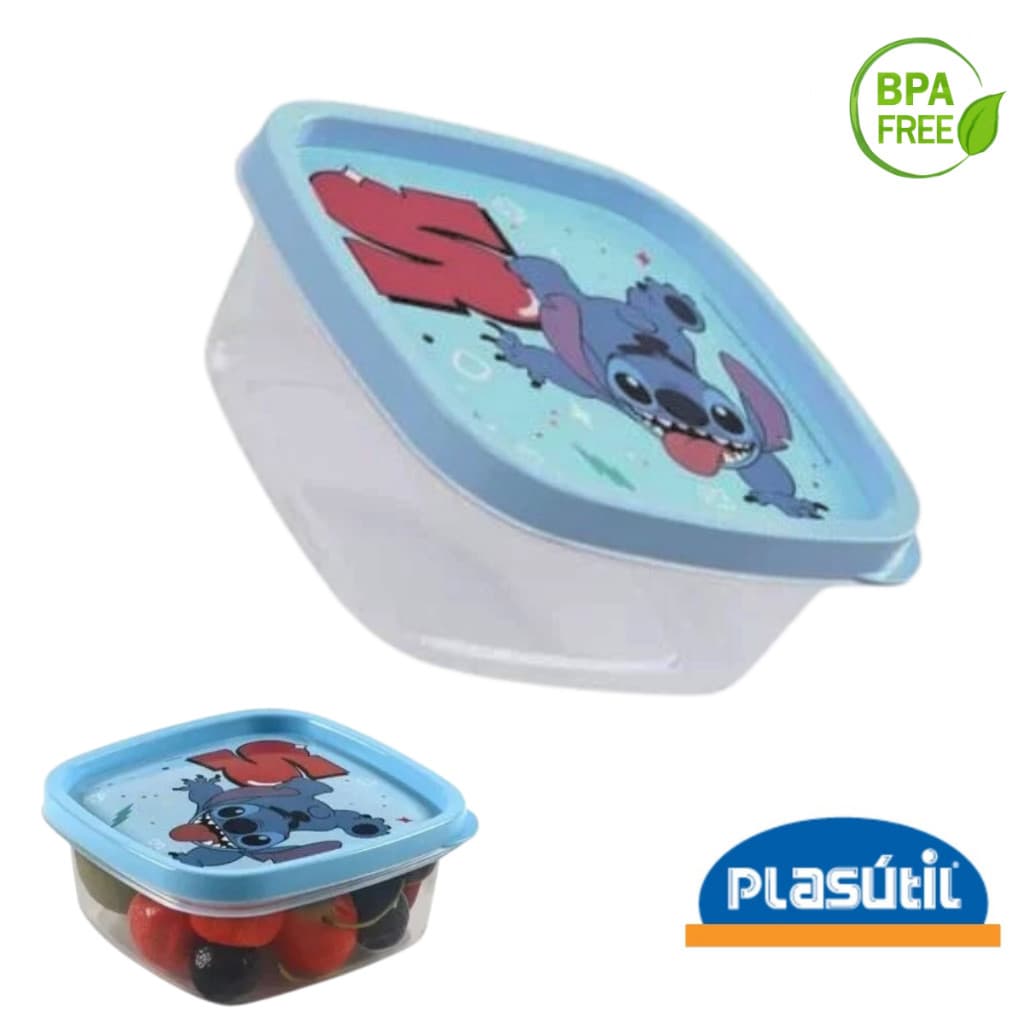 Pote/Lancheira Stitch 580ML