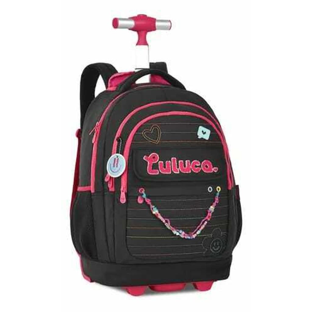 Mochila Carrinho Alça Costas Luluca Original LU24606