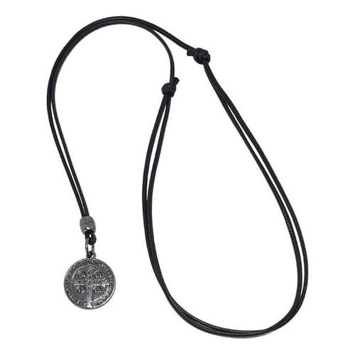 Colar Masculino Regulável Medalha Milagrosa São Bento