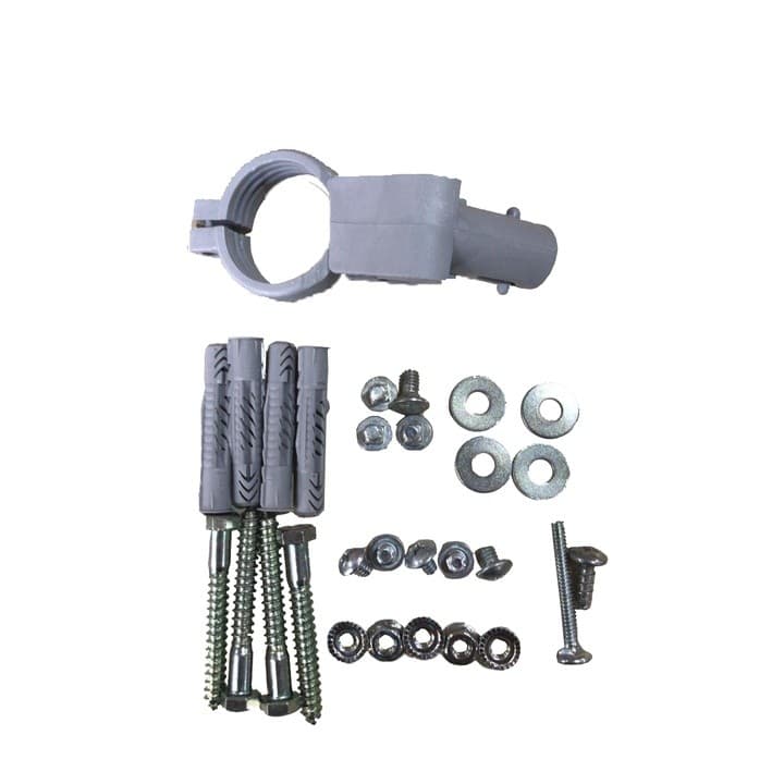Kit Parafuso Abraçadeira Suporte Flange Para Montagem Antena KU 60 - 75 - 90CM - W3SAT