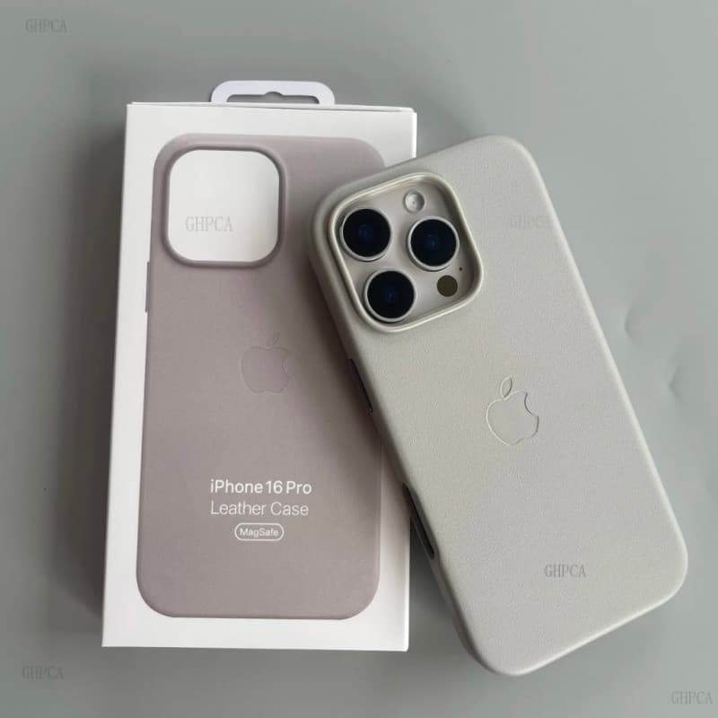 Capa De Couro Para iPhone 16E 16 pro Max 16 plus 15 14pro Com Magnética De Carregamento Sem Fio Telefone