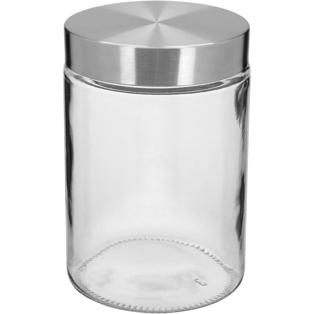 Pote Mantimentos Home&Co com Tampa Vidro 1,2L 16x11x11