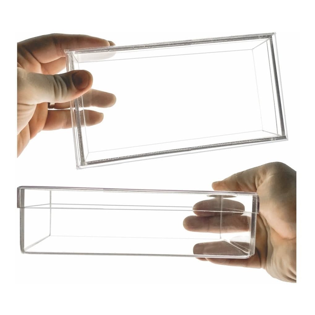 Caixa Organizadora URBAN STUDIO Acrilica Resistente 20x10x5cm Cor Transparente Liso