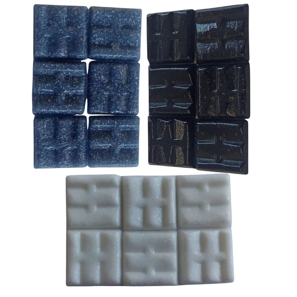 Kit com 2000 Pastilhas para Mosaico 2x2cm – Escolha