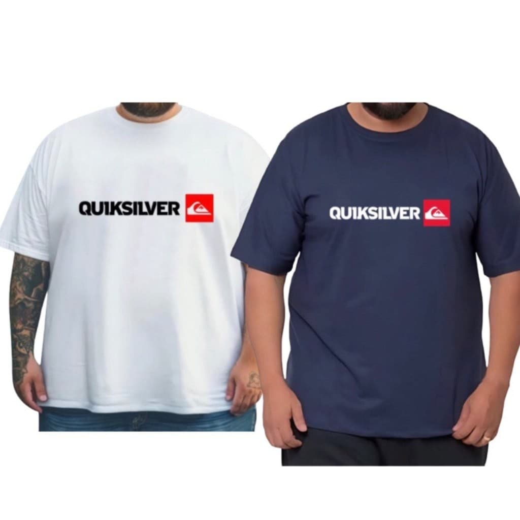 KIT2 CAMISETAS PLUS SIZE ALGODAO ESTAMPADA G1 G2 G3 G4 G5