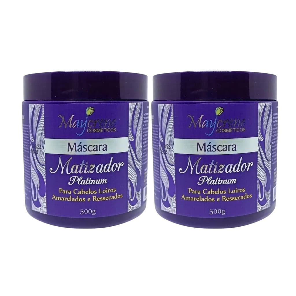 Kit 2 Mascara Matizadora Loiro Platinum