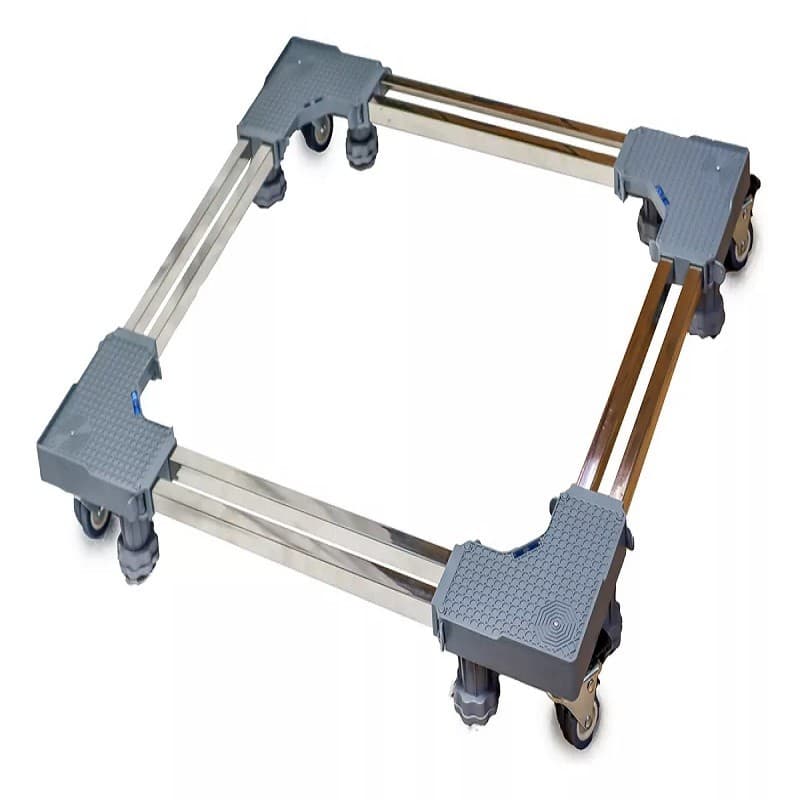 Suporte Geladeira Maquina Lavar com Rodinha Ajustável  90X90